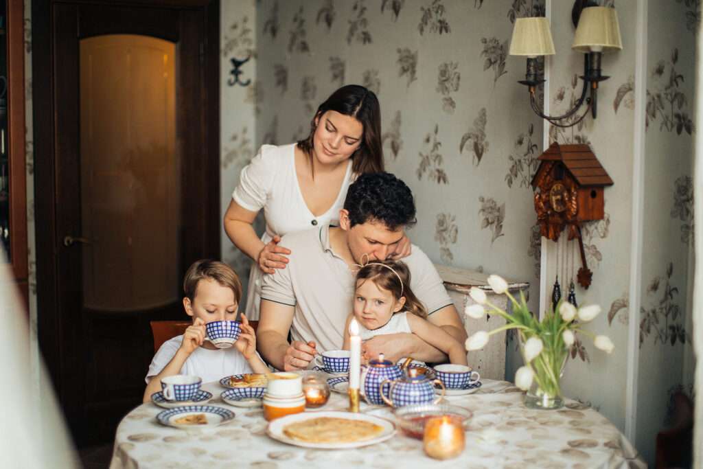 Cheerful Family